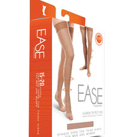 15-20mmHg* Opaque Open-Toe Thigh Highs