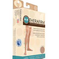 20-30mmHg* Opaque Open-Toe Thigh Highs