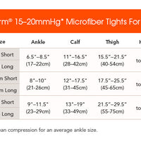 15-20mmHg* Microfiber Tights