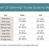 therafirm mens trouser socks