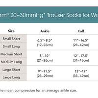 20-30mmHg* Women’s Trouser Socks