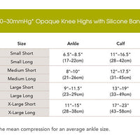 30-40mmHg* Knee Highs
