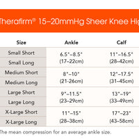 15-20mmHg* Sheer Open-Toe Knee Highs