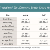 20-30mmHg* Knee Highs