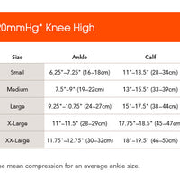 15-20mmHg* Microfiber Knee Highs