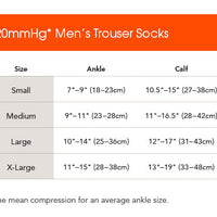 15-20mmHg* Men's Trouser Socks Chevron