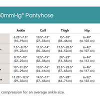 20-30mmHg* Sheer Open-Toe Panty Hose