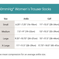 therafirm womens trouser socks