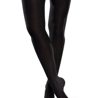 microfiber thigh highs black