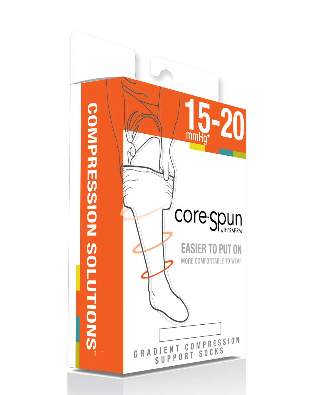 Corespun 15-20mmHg Knee High Unisex Socks X-Static