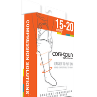 Corespun 15-20mmHg Knee High Unisex Socks