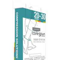 Corespun 20-30mmHg Knee High Unisex Socks Cushioned