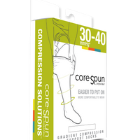 Corespun 30-40mmHg Knee High Unisex Socks X-Static