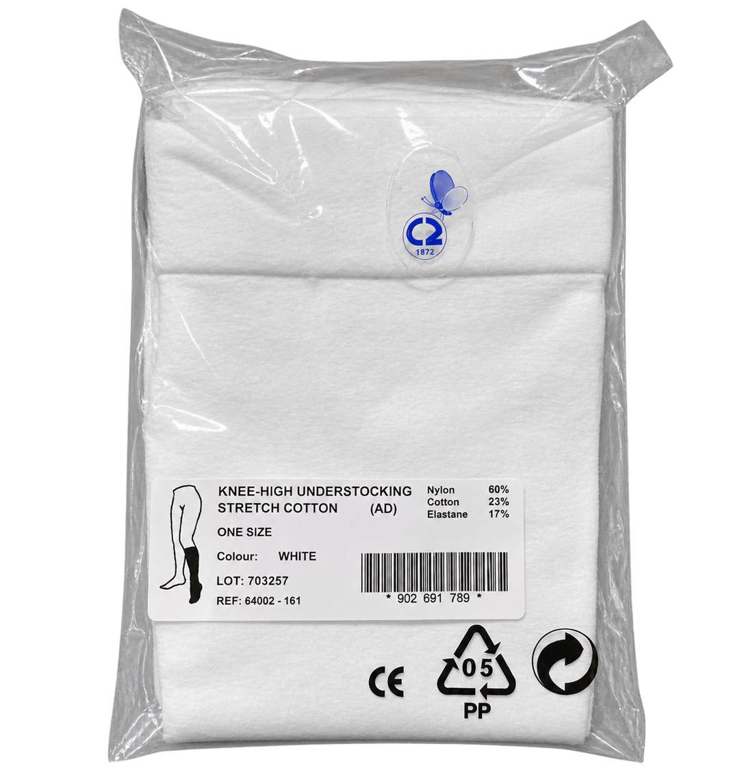 Knee-High Understocking - Stretch Cotton