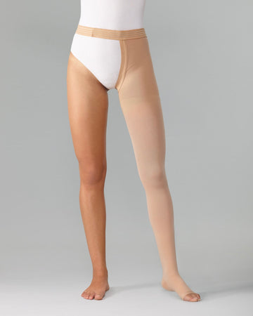 23-32 mmHg Left Single Leg Open Toe Tights